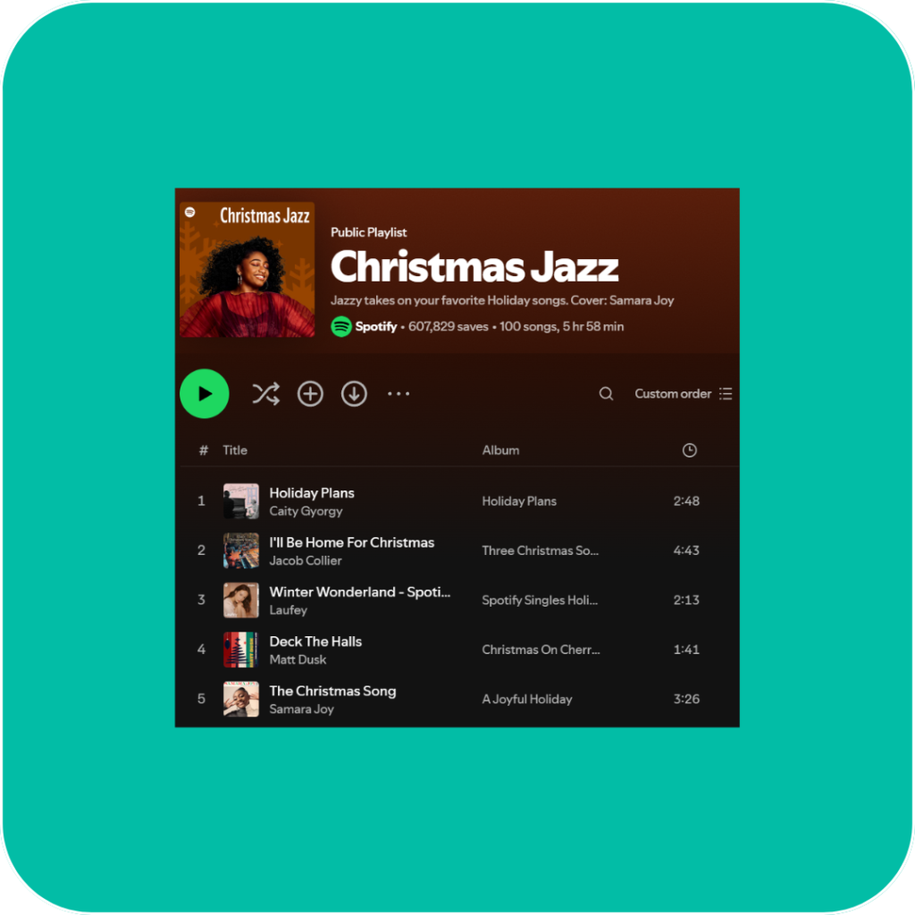 Top 10 Spotify Christmas Playlists to Brighten Your Holidays with Jagger's Gift Card Rewards (4)