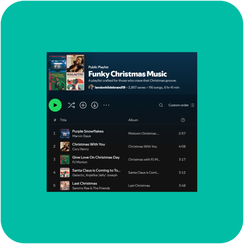 Top 10 Spotify Christmas Playlists to Brighten Your Holidays with Jagger's Gift Card Rewards (9)